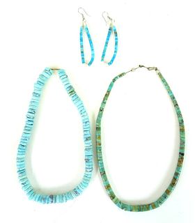 Navajo Turquoise Jewelry Set
