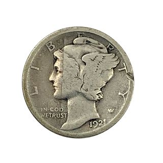 1921-O Key Date Dime Coin