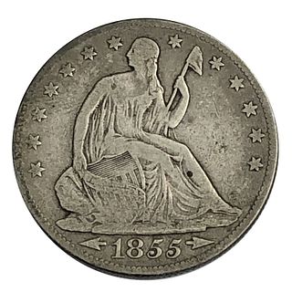 1855-O Seated Liberty Half Dollar with Arrows