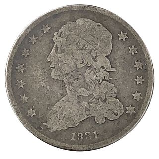 1831 Capped Bust Quarter Dollar Coin