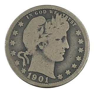 1901-O Barber Half Dollar Coin