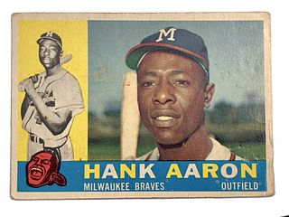 Hank Aaron 1960 Topps #300 Baseball Card