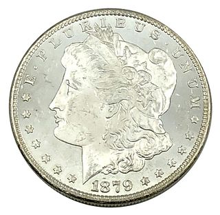 1879-S Gem BU Proof Like Morgan Silver Dollar Coin