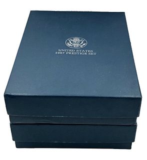 Pair of 1987 US Mint Prestige Sets