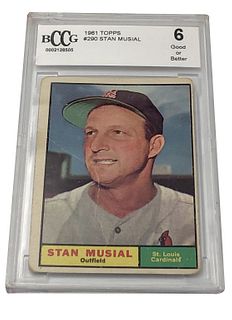Stan Musial 1961 Topps #290 Baseball Card