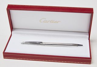 Cartier Sterling Pen with Original Box