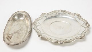 Two Sterling Serving Dishes