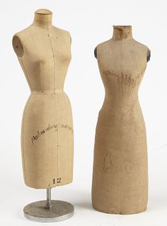 Two Small Vintage Dress Forms