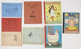 Eight Children Books Including Native American
