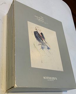 Warhol Sale - Sothebys Catalogues Set