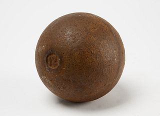 Antique Iron Canon Ball