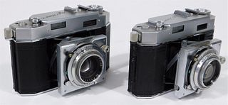 2 Agfa Karat 36 Folding Rangefinder Cameras