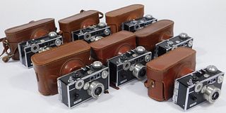 Group of 7 Argus C Series 35mm Cameras