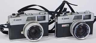 Group of 2 Canon Canonet Rangefinder Cameras
