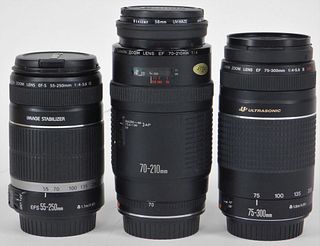 Group of 3 Canon EF Lenses