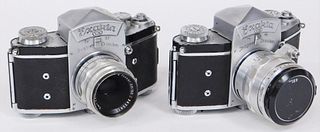 Group of 2 Ihagee Exakta VX SLR Cameras