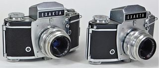 Group of 2 Ihagee Exakta VX2a SLR Cameras