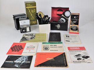 Group of 4 Vintage Film Exposure Meters #1
