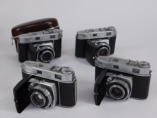 Group of 4 Kodak Retina IIc Folding Cameras