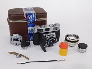 Kodak Retina IIIC Camera, with extra Lenses #1