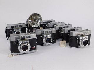 Group of 8 Kodak Motormatic 35 Cameras