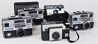 Group of 5 Kodak Instamatic Cameras