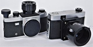 Group of 2 35mm Microscope Cameras