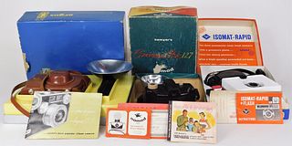 Group of 3 1960s Cameras in Original Boxes
