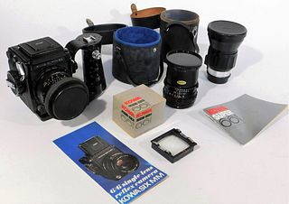 Kowa Super 66 SLR Camera with 3 Lenses
