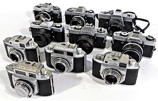 Group of 10 Minolta 35mm SLR Cameras