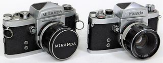 Group of 2 Miranda 35mm SLR Cameras