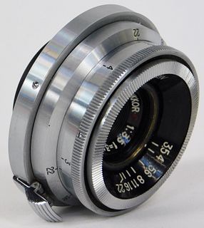 Nippon Kogaku W-Nikkor C 35mm f/3.5, for Nikon S