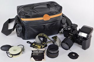 Nikon FM 35mm SLR Camera and Accessories