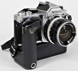 Nikon FM SLR Camera, Nikkor-S Auto 35mm f/2.8