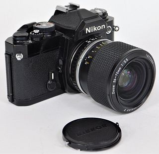 Nikon FM Black Body, Series E Zoom 36-72mm f/3.5