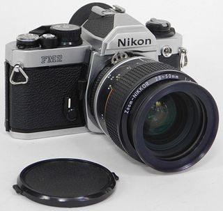 Nikon FM2 SLR Camera, Zoom-Nikkor 28-50mm f/3.5