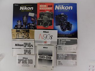 Group of Nikon Books and Manuals