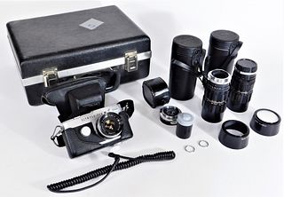 Olympus Pen F SLR Camera with Accessories