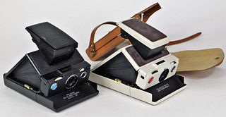 Two Polaroid SX-70 Instant Film Cameras