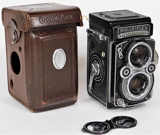 Rolleiflex 3.5F Camera, Xenotar Lens 75mm f/3.5