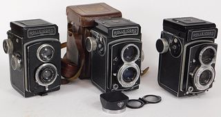 Group of 3 Rolleicord TLR Cameras #1