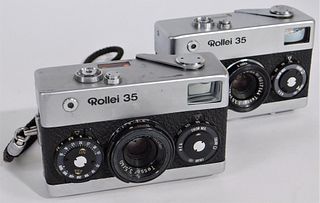 Group of 2 Rollei 35 Compact Cameras #1