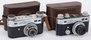 Group of 2 Perfex 35mm Rangefinder Camera