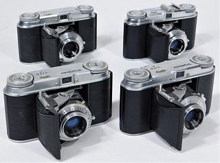 Group of 4 Voigtländer Vito II Folding Cameras