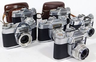 Group of 6 Voigtländer 35mm SLR Cameras