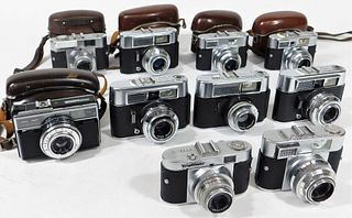 Group of 10 Voigtländer 35mm Cameras