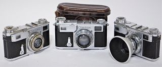 Group of 3 Zeiss Ikon Contax II 543/24 Cameras #1