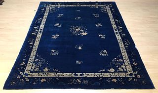 Chinese Art Deco Woven Wool Carpet