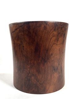 Chinese Zitan Wood Brush Pot