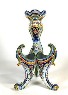 French Faience Centerpiece, Early 20thc.
